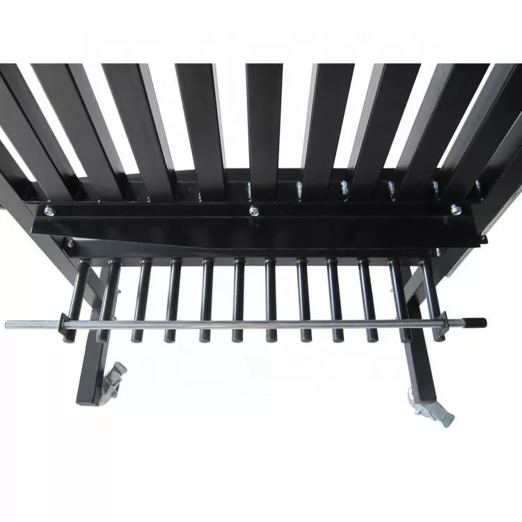 Стойка для виниловых гантелей вертикальная мобильная до 50 пар