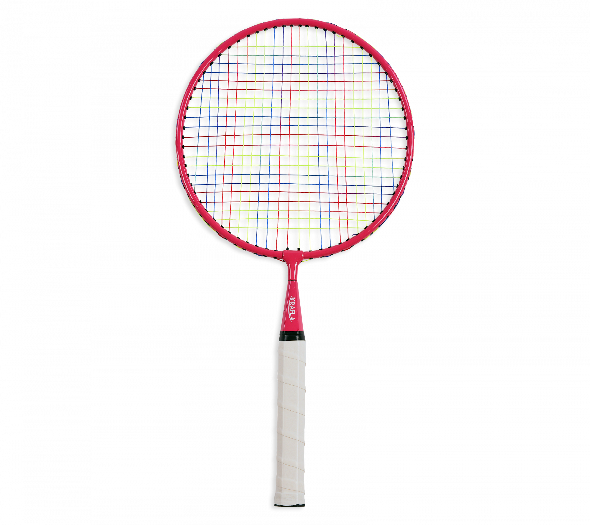 Набор для бадминтона с ракетками KRAFLA FUN200 (2шт), воланом и поролоновым мячом.