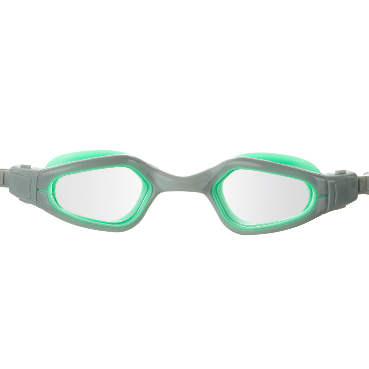 Очки для плав.TORRES Leisure, SW-32211GG,прозр.линзы,сер-зел.оправа, раздв.регул. ремешок