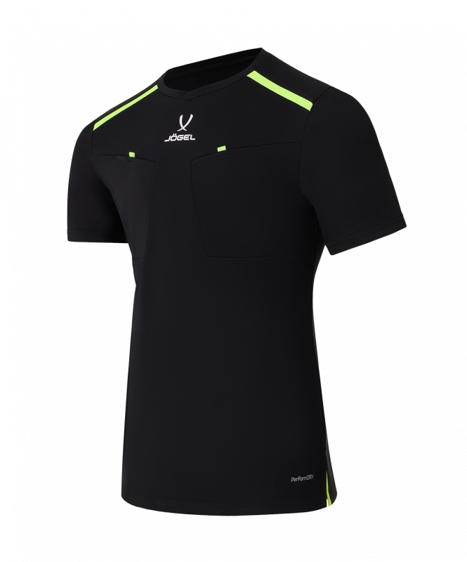 Футболка судейская JOGEL DIVISION PerFormDRY Referee Tee, черный, размер L