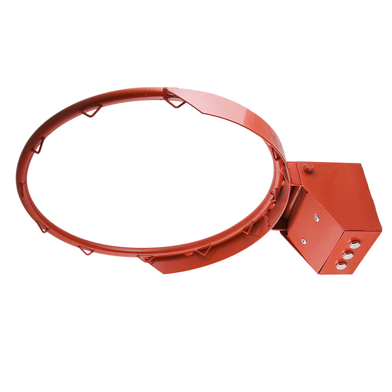 Кольцо баскет. амортизац. № 7, MR-BRim7Am, d450 мм, труба 20мм, пруж.мех-зм,с кронштейном, красн