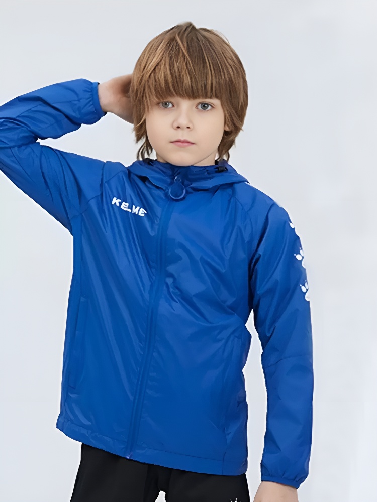 Детская ветровка KELME Windproof Jacket (Kids) Blue