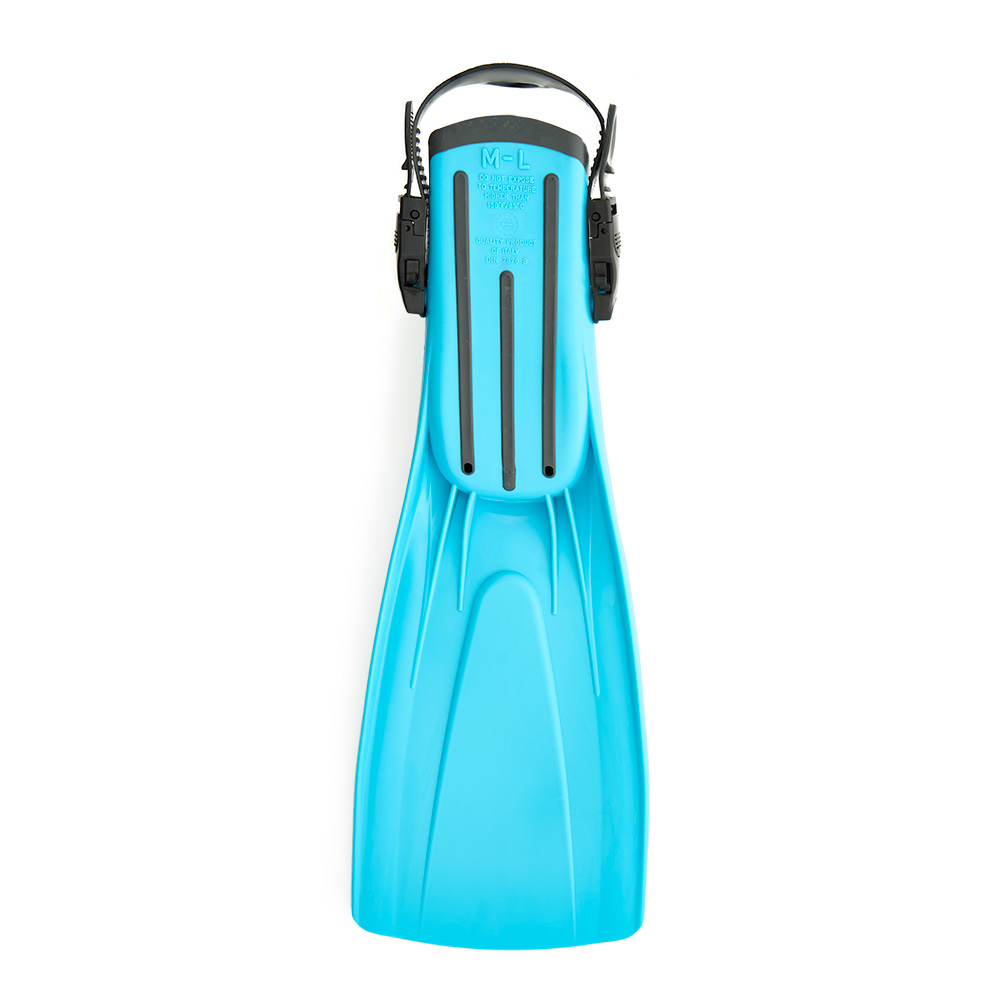 Ласты для плав. Salvas Hazard Plus Fin, BA160MLQQSTS,TPR и Novaflex, р.M/L, голубой