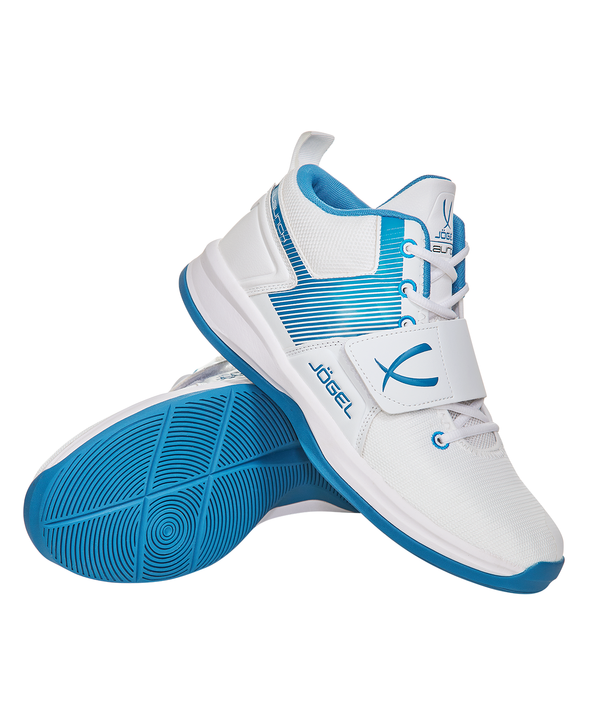 БЕЗ УПАКОВКИ Кроссовки баскетбольные JOGEL Launch, White/blue