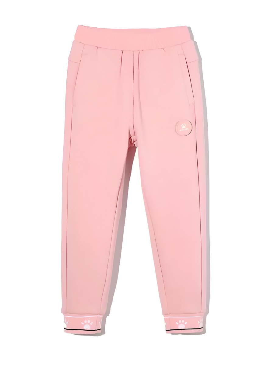 Детские брюки KELME Girl's Thick Knitted Trousers Pink