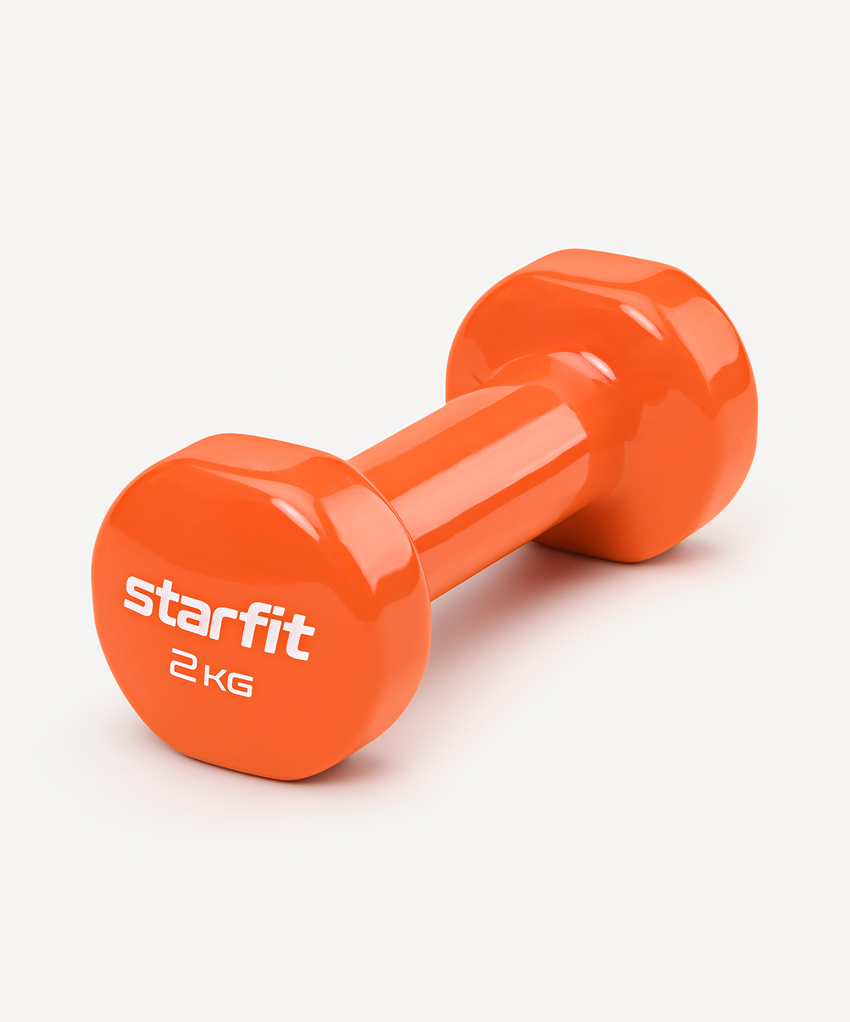 Гантель виниловая STARFIT DB-101 2 кг, оранжевый
