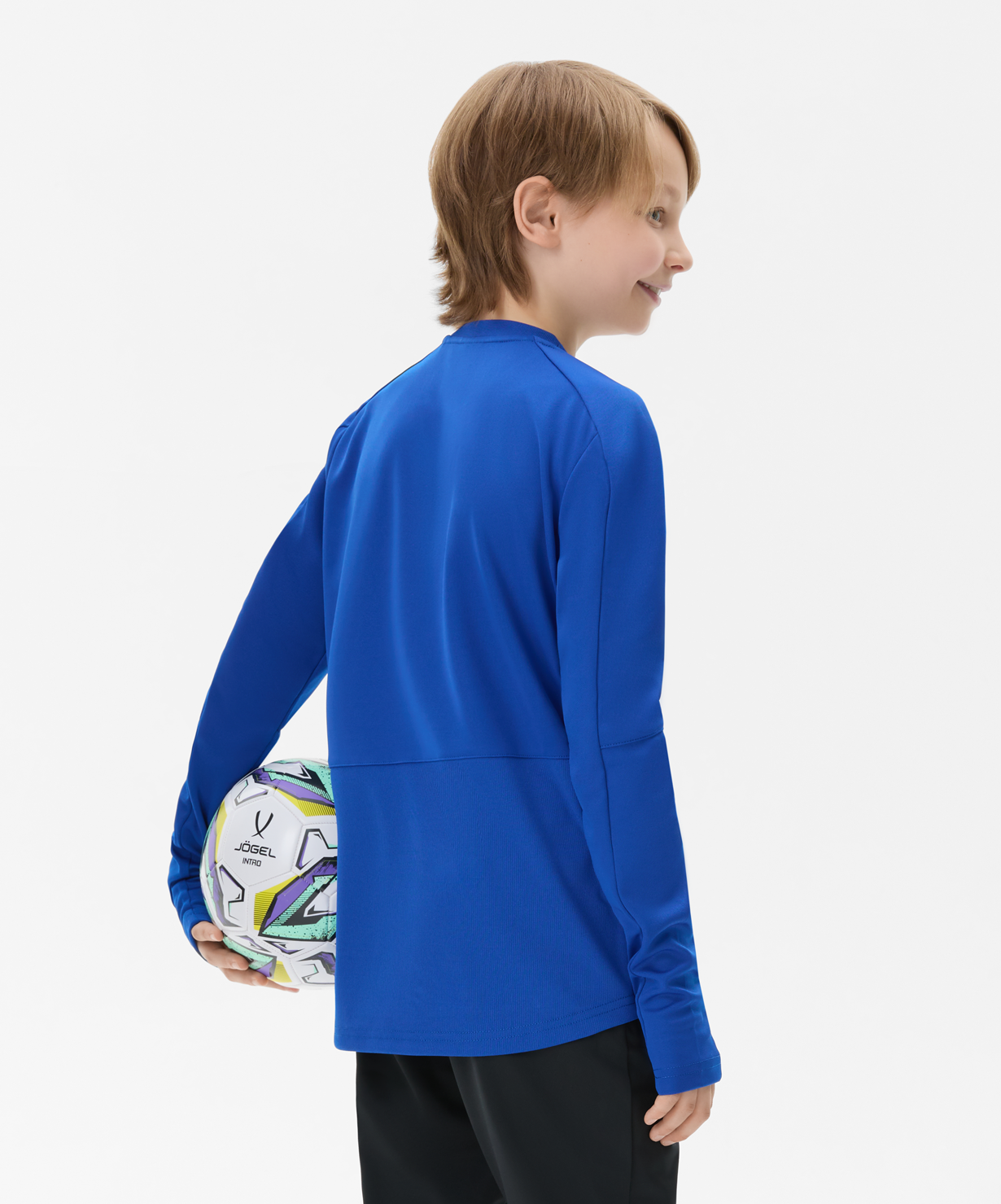 Джемпер тренировочный JOGEL DIVISION PerFormDRY Pro Training Top, синий, детский, размер XS