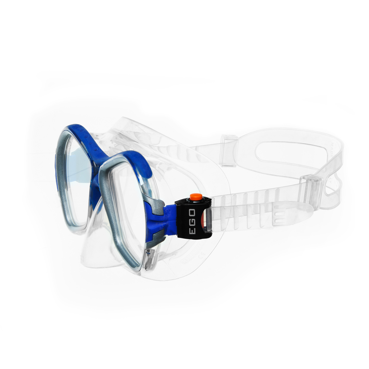 Маска для плав. Salvas Phoenix Mask, CA520S2BYSTH, зак.стекло, силикон, р.Senior, сереб/син