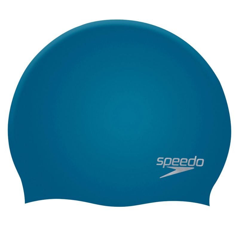 Шапочка для плав. SPEEDO Plain Molded Silicone Cap, 8-709842610, СИНИЙ, силикон