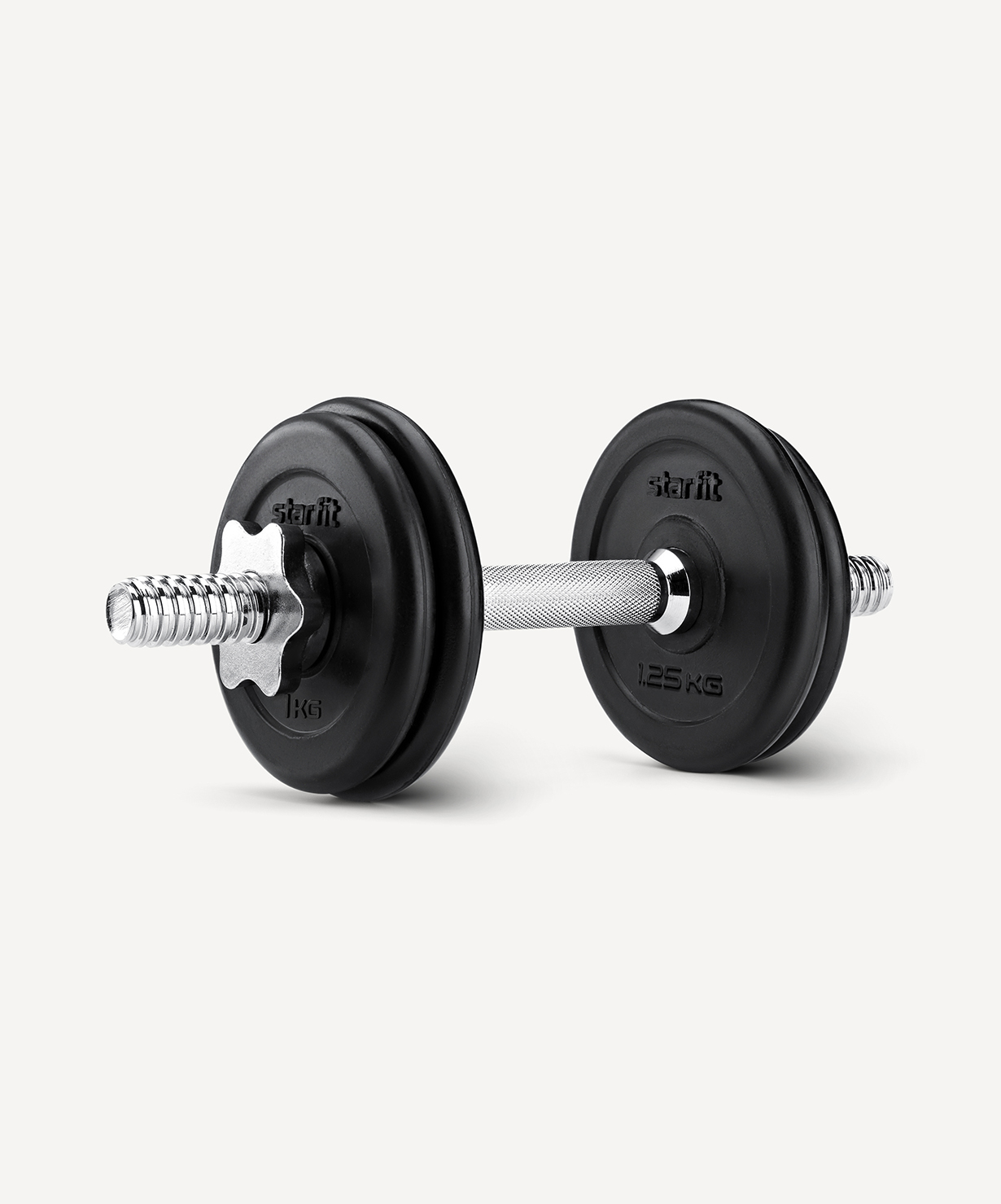 Гантель разборная обрезиненная в коробке STARFIT DB-716, 6 кг