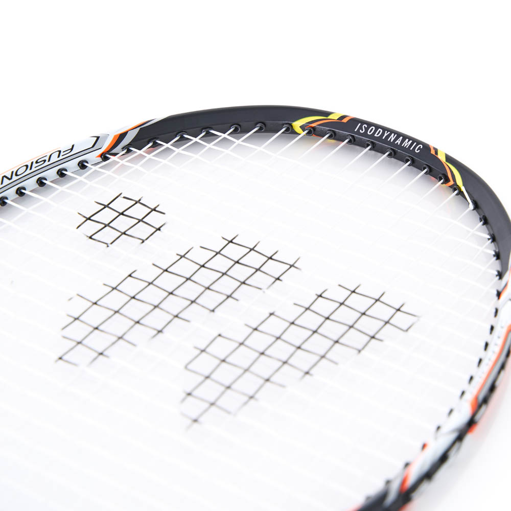 Набор для бадминтона WISH Fusiontec 799K, 2 ракетки, стал. стерж, алюм. обод, со струнами, оранж.