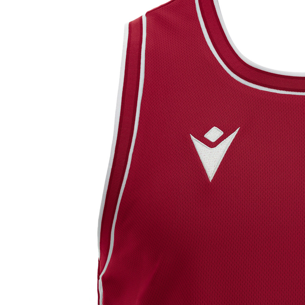 СЦ*Майка баскетбольная MACRON Plutonium, 40410201-RD-5XL, р.5XL, 100% полиэстер, красный