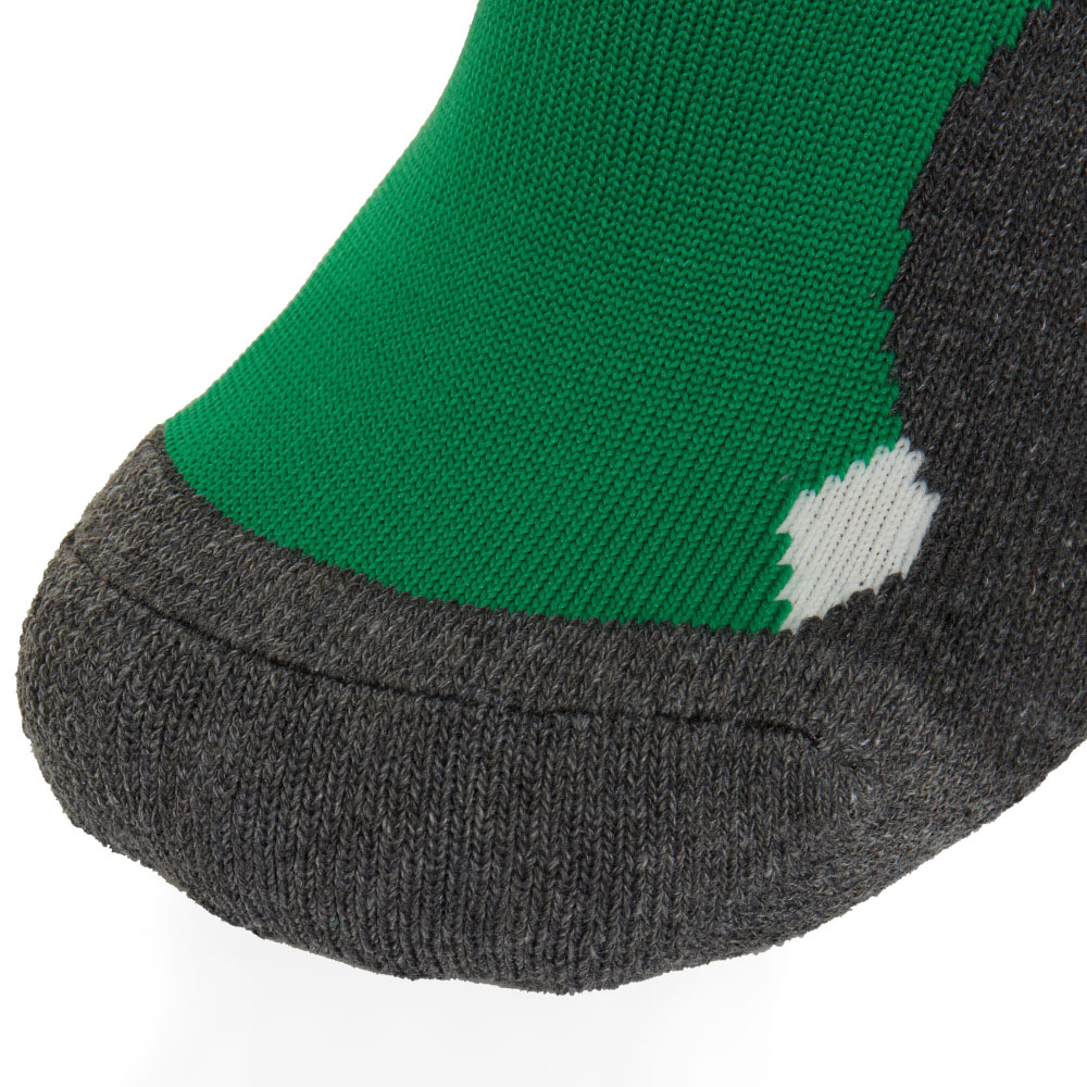 Гетры футбольные MACRON Rayon, 59078-GR-L, размер 41-44, ЗЕЛЕНЫЙ, полиэст, хлопок, полиам, эласт