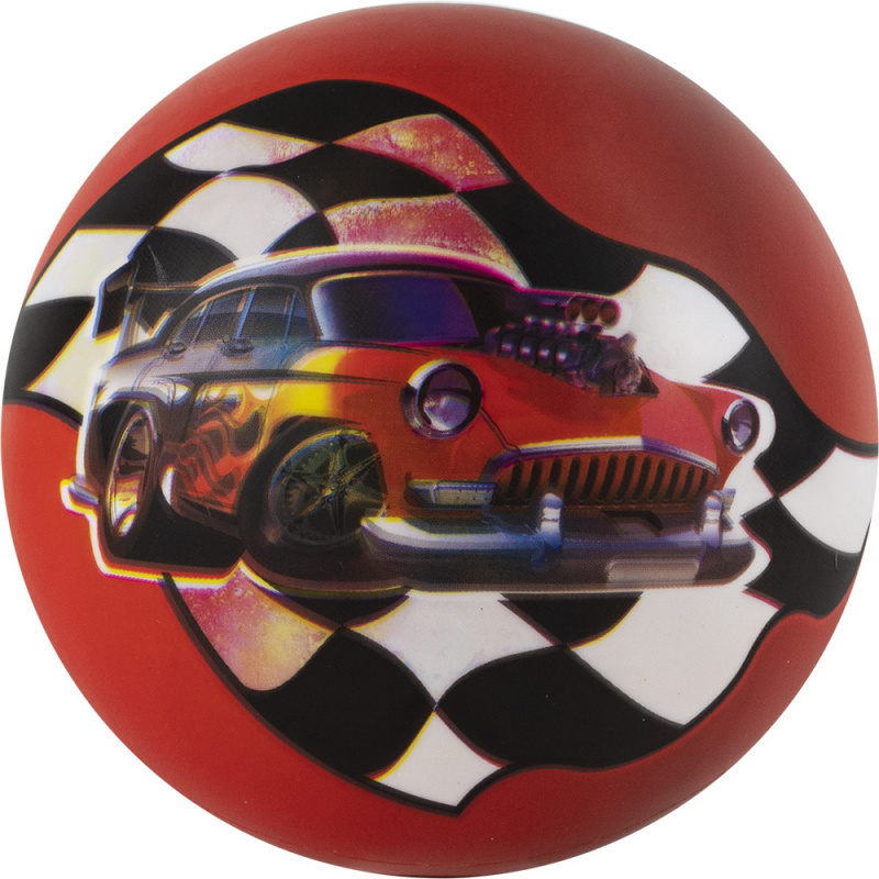 Мяч детский с рисунком Машина, MD-23-06, диам. 23 см, ПВХ, мультиколор
