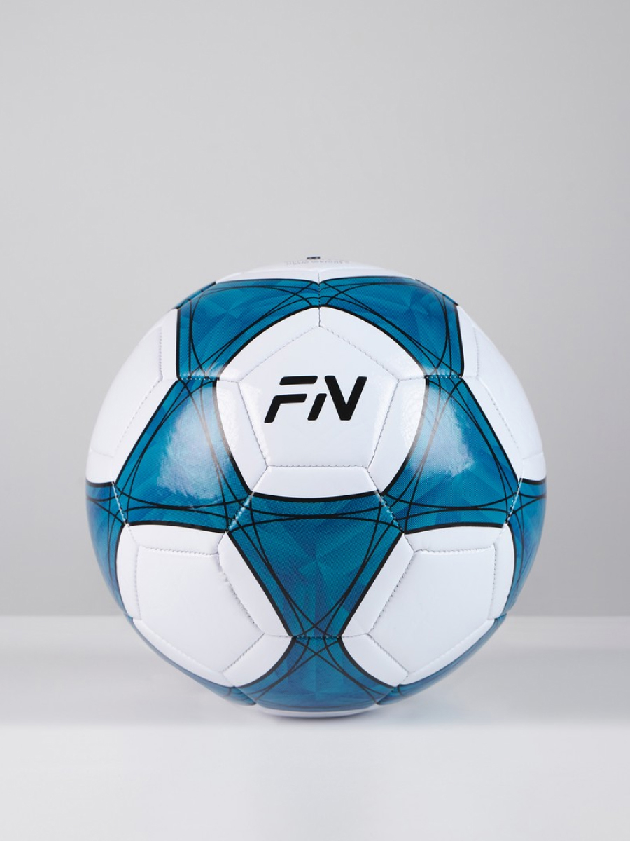 Футбольный мяч FN Football Ball (Машинная сшивка) (White/Blue)