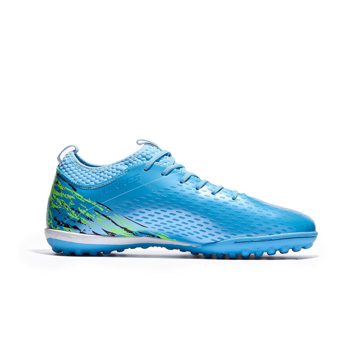 Бутсы футб.(многошиповки) TORRES NEO, TS234239-751-42, р.42, с носком, резина,ПУ,текстиль, голубой