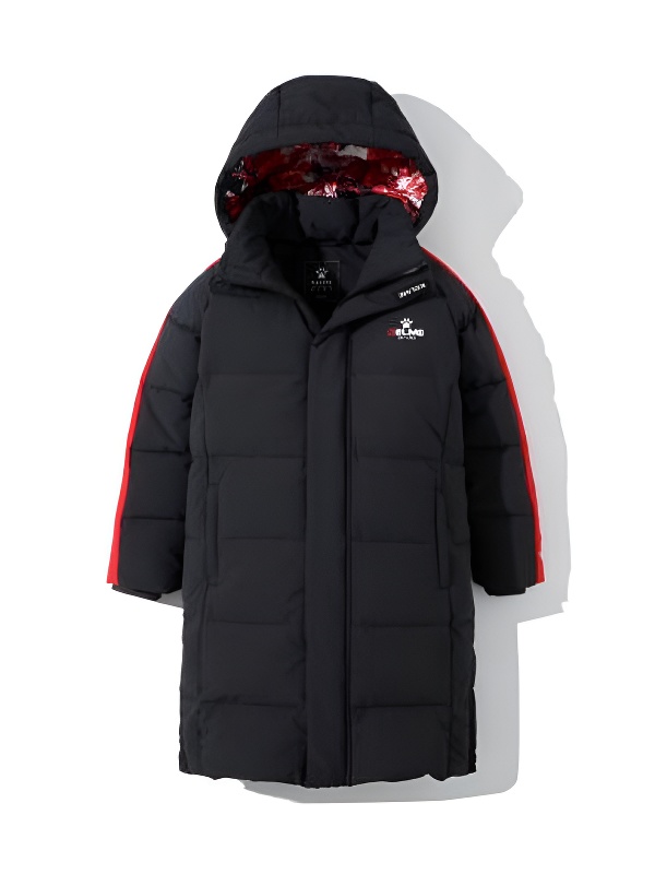 Детский пуховик KELME Boy's Mid-Length Down Jacket Black