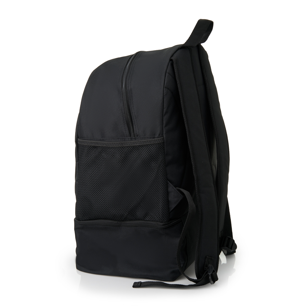 Рюкзак спорт. +ADRENALINA Reed, 4307-049, полиэстер, с отсеком для обуви, черный