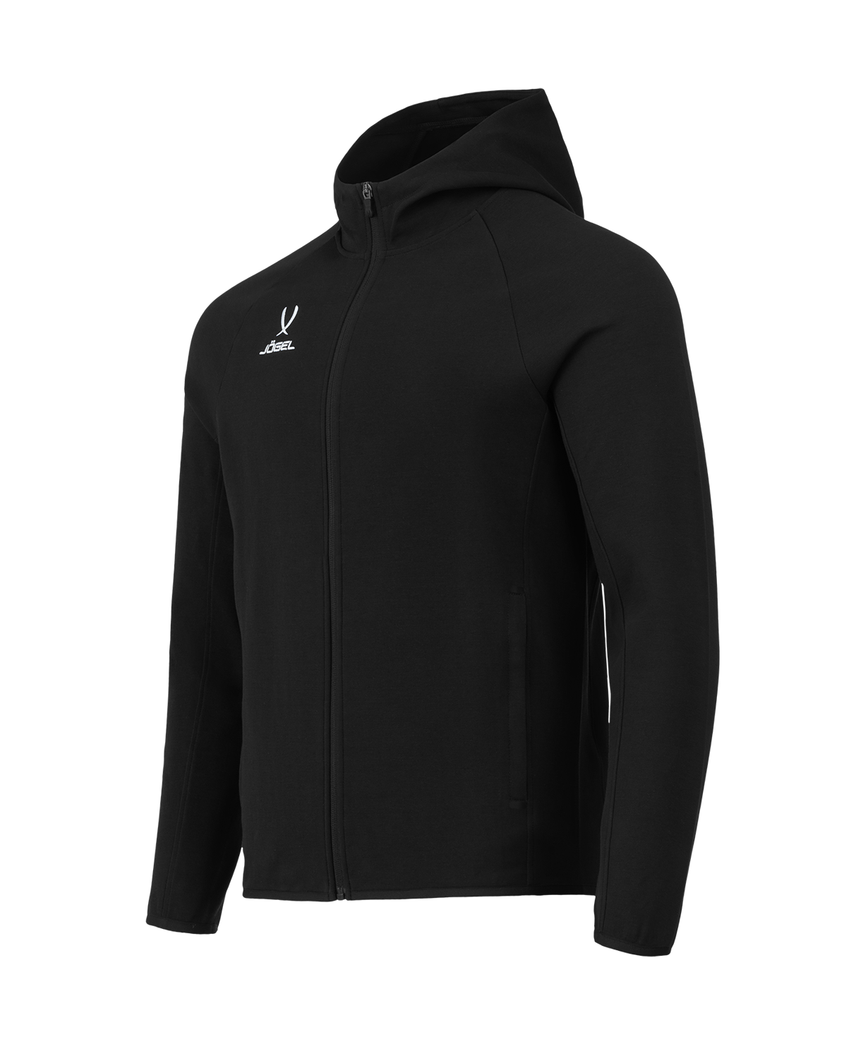Худи на молнии JOGEL ESSENTIAL Athlete Hooded FZ Jacket, черный