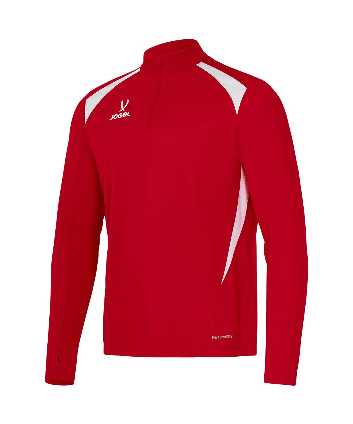 Джемпер тренировочный JOGEL DIVISION PerFormDRY Training 1/4 Zip Top, красный, детский