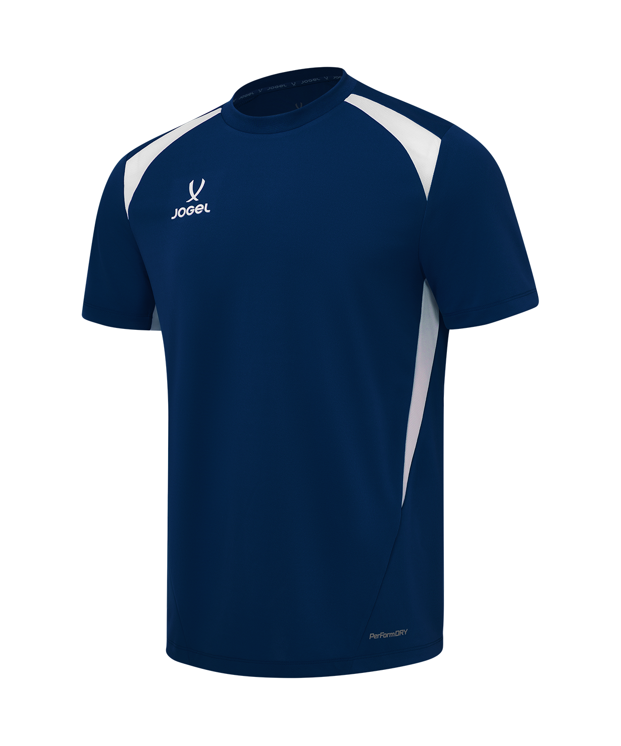 Футболка тренировочная JOGEL DIVISION PerFormDRY Training Poly T-shirt, темно-синий