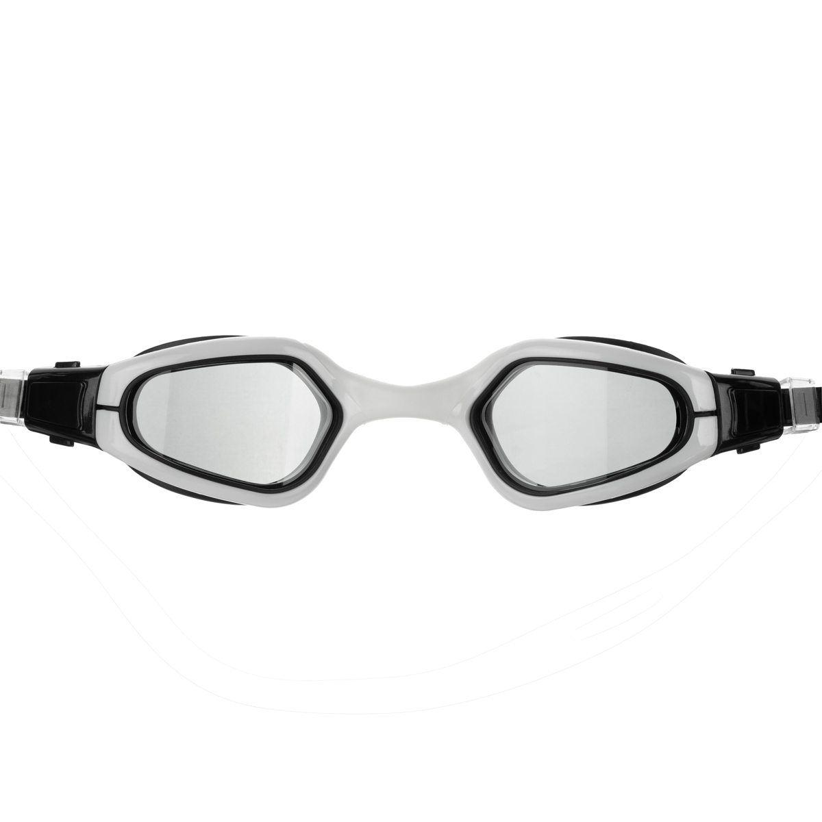 Очки для плав.TORRES Leisure, SW-32211WB, дымч.линзы, черно-бел. оправа, раздв. регул. ремешок