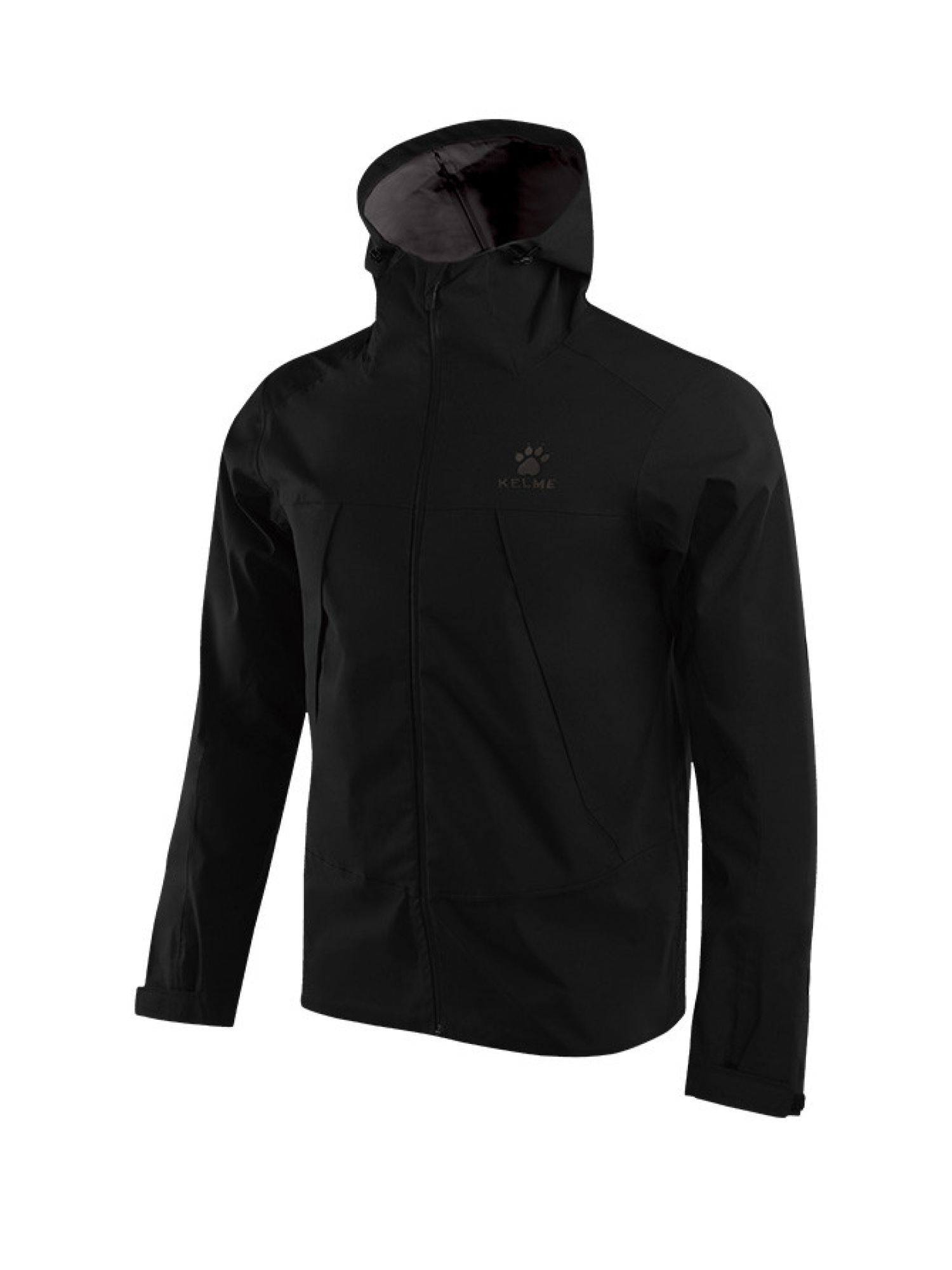Ветровка KELME Woven Hooded Jacket Black