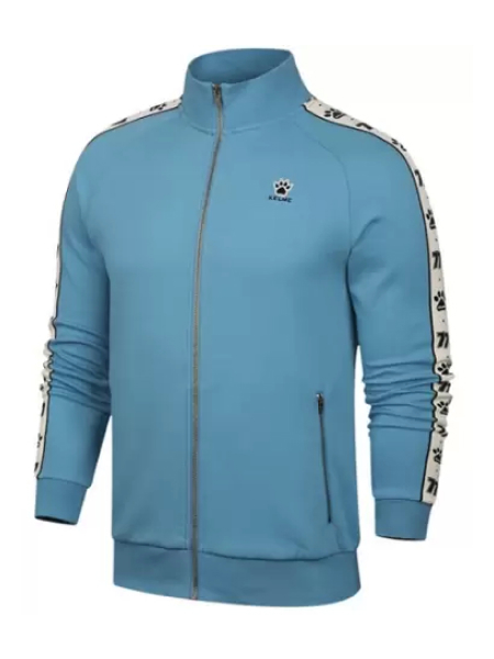 Олимпийка KELME Men's Knitted Jacket Light Blue