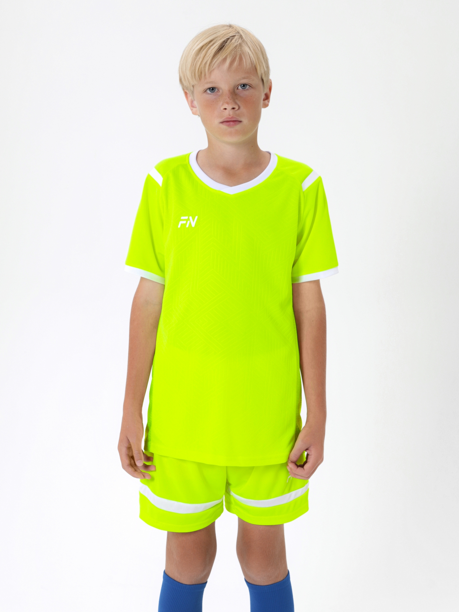 Детская футбольная форма FN Spirit Kid (Neon/White)