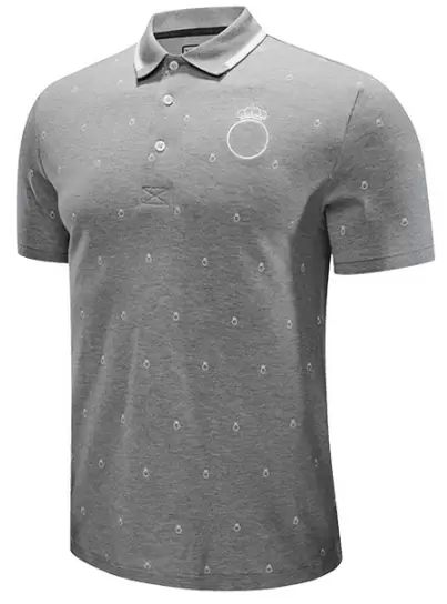 Футболка-поло KELME Men's Short Sleeve Polo Shirt Grey