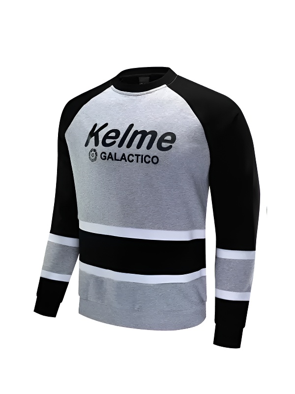 Свитшот KELME Men's Round Neck Sweater (Black/Grey)
