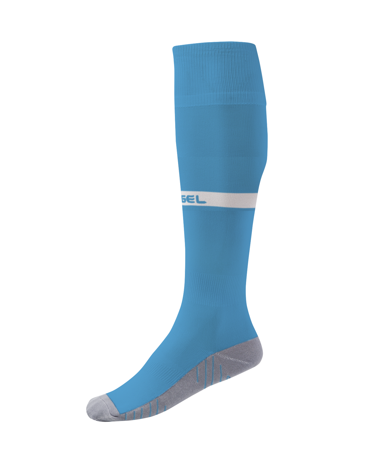 Гетры футбольные JOGEL CAMP ADVANCED SOCKS, голубой/белый