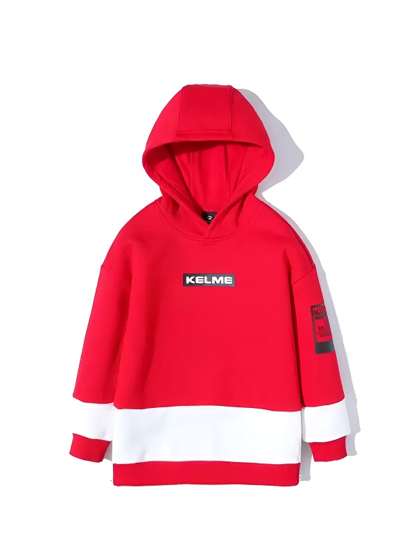 Детское худи KELME Boy's Hooded Sweatshirt Red