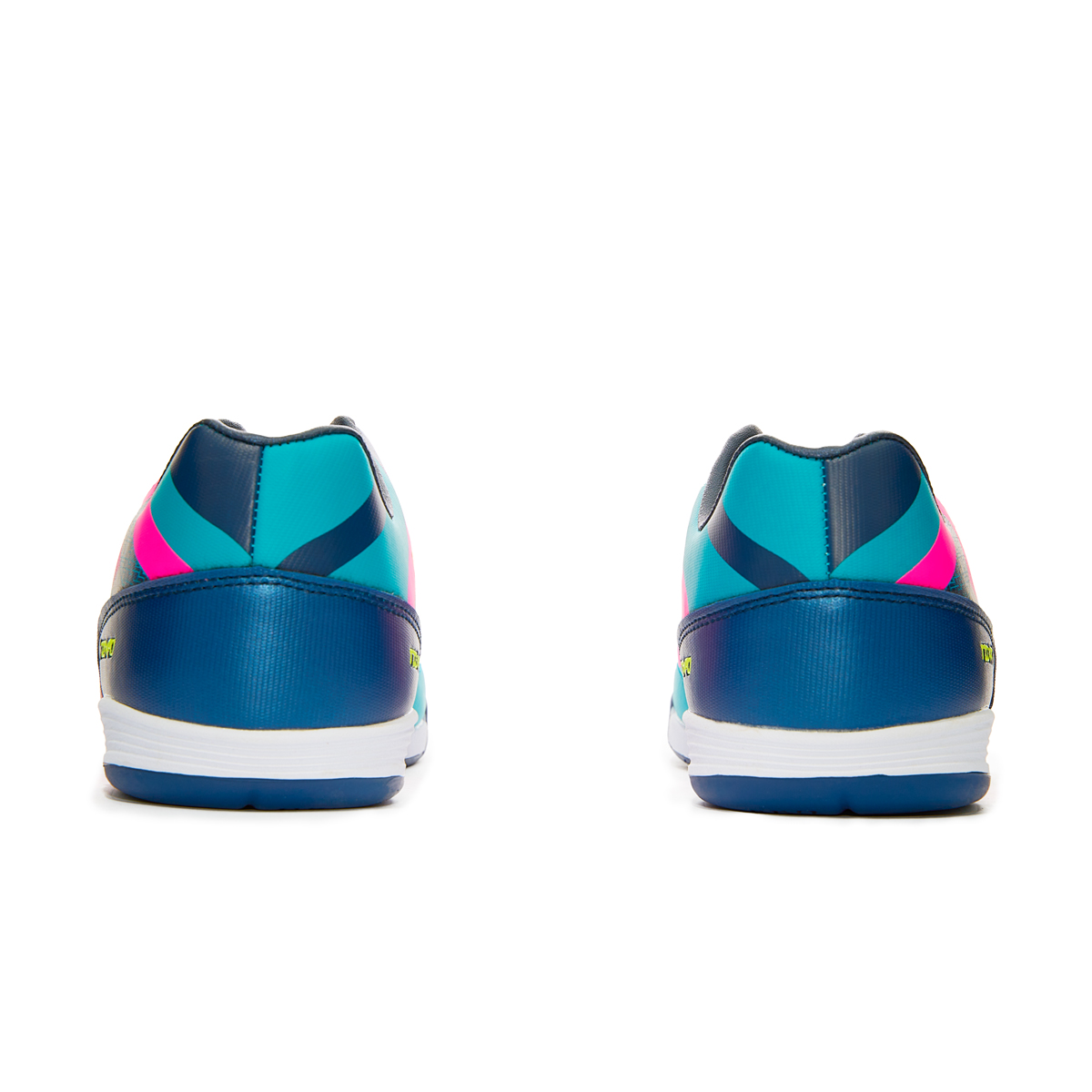 Бутсы зальные TORRES TIEMPO-J подростковые, TS134236-379-35, р.35, резина,ПУ,текст,бирюзово-розовый