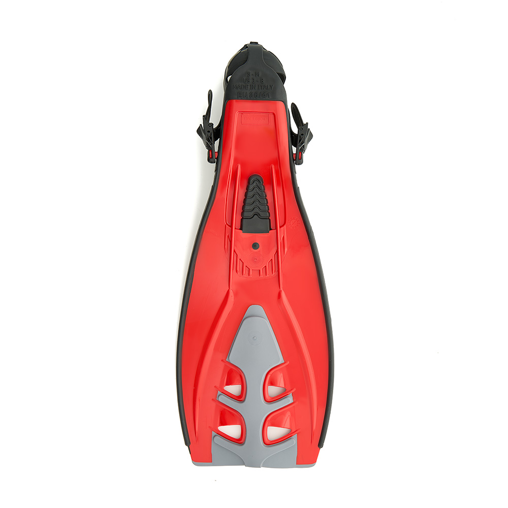 Ласты для плав. Salvas Tonic Dive, BA190SMR1STS,TPR и Technoflex, р.S/M, красный