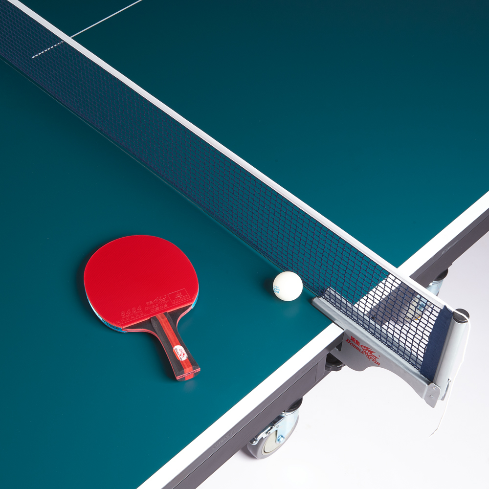 Стол для наст. тенниса DOUBLE FISH 226G, Indoor для закрытых помещений, толщина 22мм, зеленый