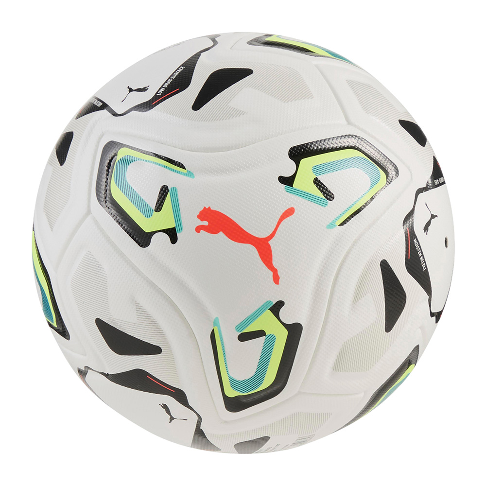 Мяч футб. PUMA Stellar Pro, 08505801, р.5, FIFA Quality Pro, 8пан, ПУ, термосш, бело-черно-салатовый