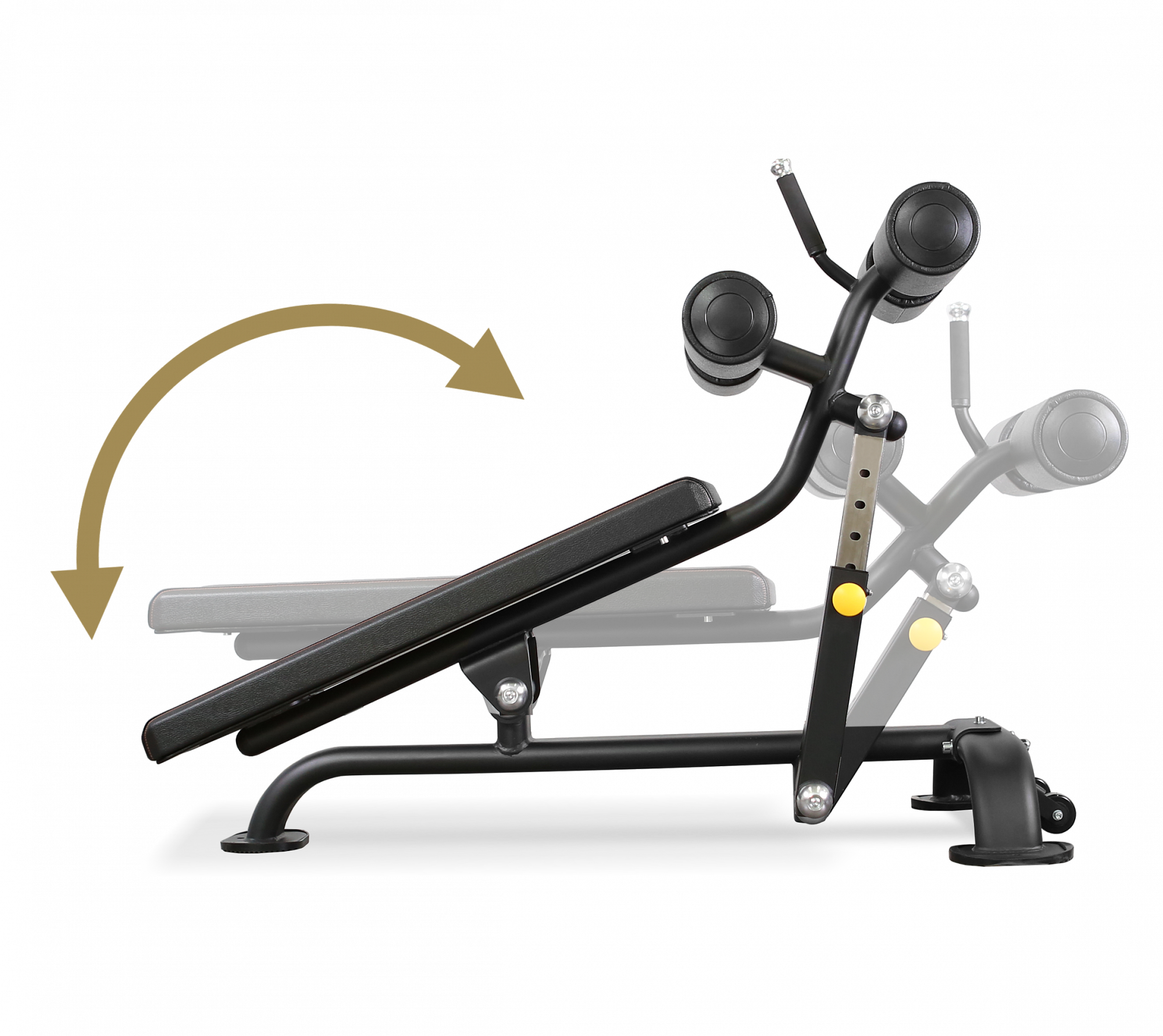 BRONZE GYM BR-1005 Регулируемая скамья для пресса