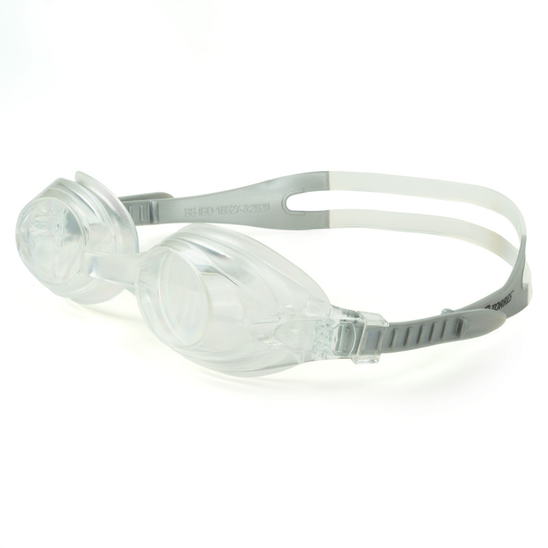 Очки для плав.TORRES Fitness, SW-32215SV, прозр.линзы, прозр.оправа, раздв.регул.ремешок