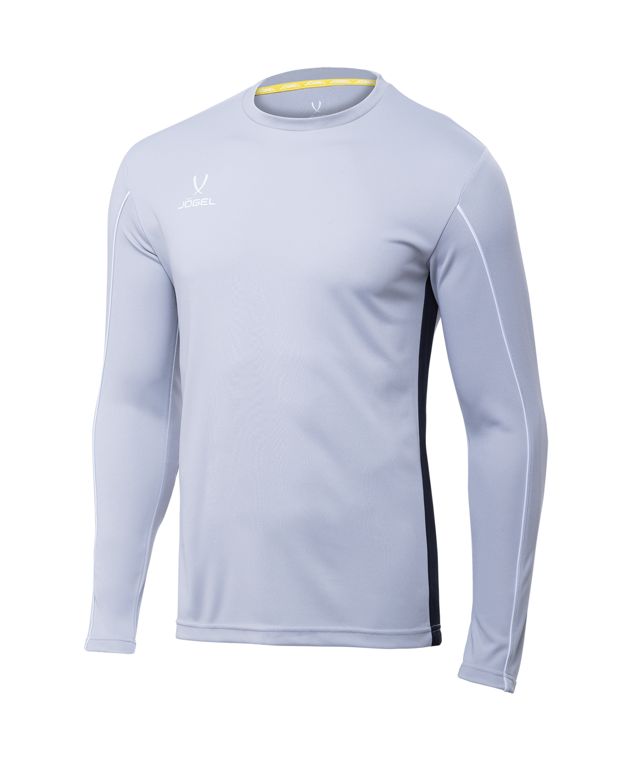 Футболка вратарская JOGEL CAMP GK Padded LS, серый/черный/белый