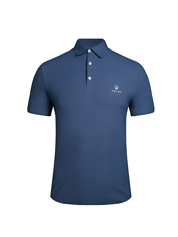 Футболка-поло KELME Short Sleeve Polo Shirt Dark Blue