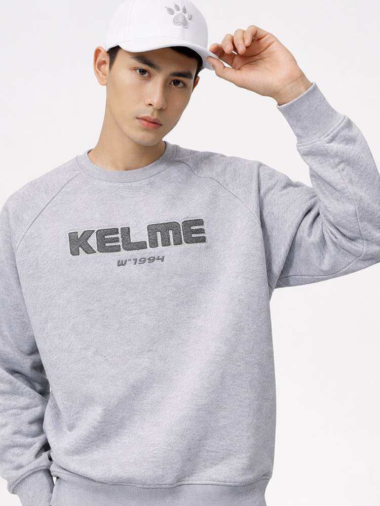 Свитшот KELME Round Neck Sweater Grey