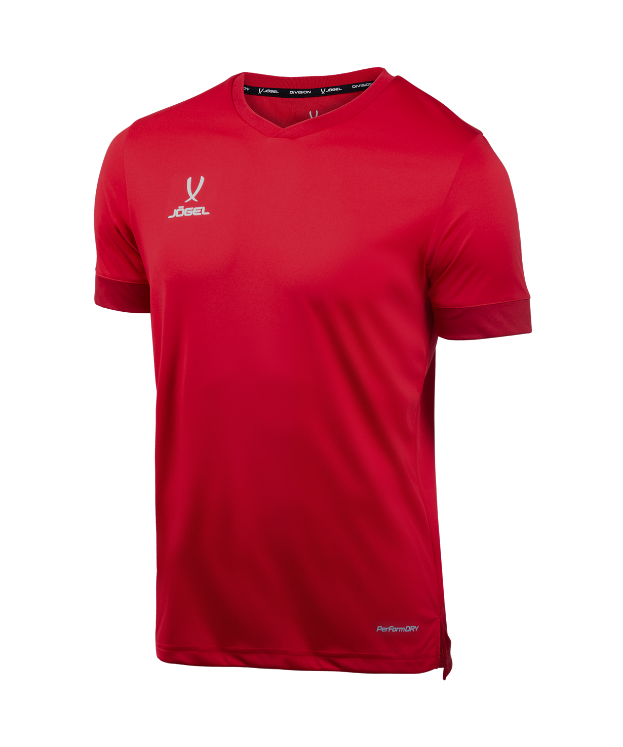 Футболка игровая JOGEL DIVISION PerFormDRY Union Jersey, красный/темно-красный/белый, детский
