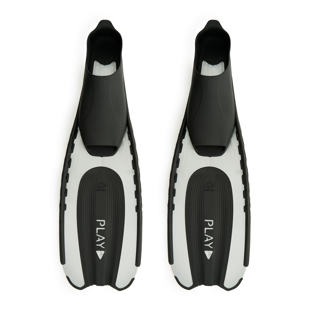 Ласты для плав. Salvas Play Fin, BA12840YYSTS,TPR и Technoflex, р.40-41, серо-черный