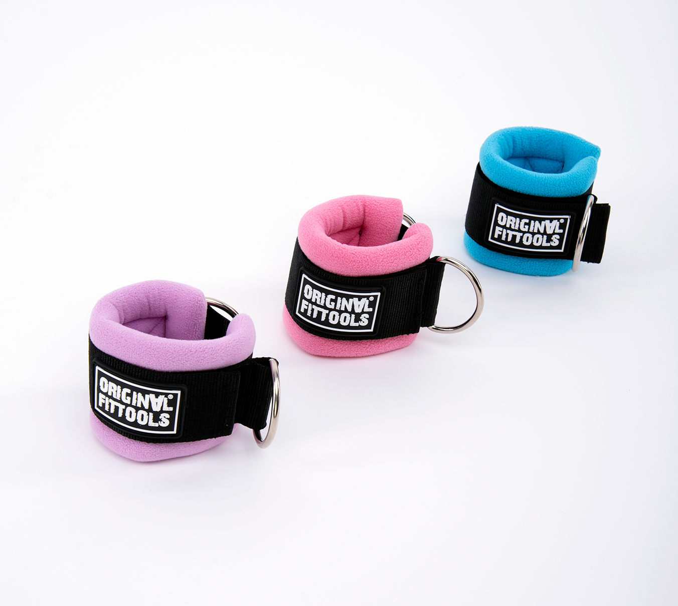 Ремень для тренировки мышц рук регулируемый фиолетовый (D-кольцо)