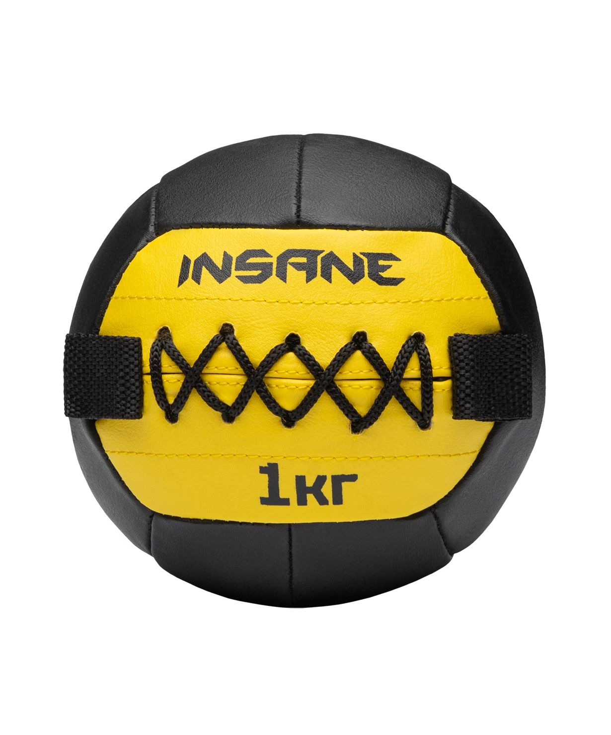 Медбол INSANE IN24-WB200, 1 кг, желтый