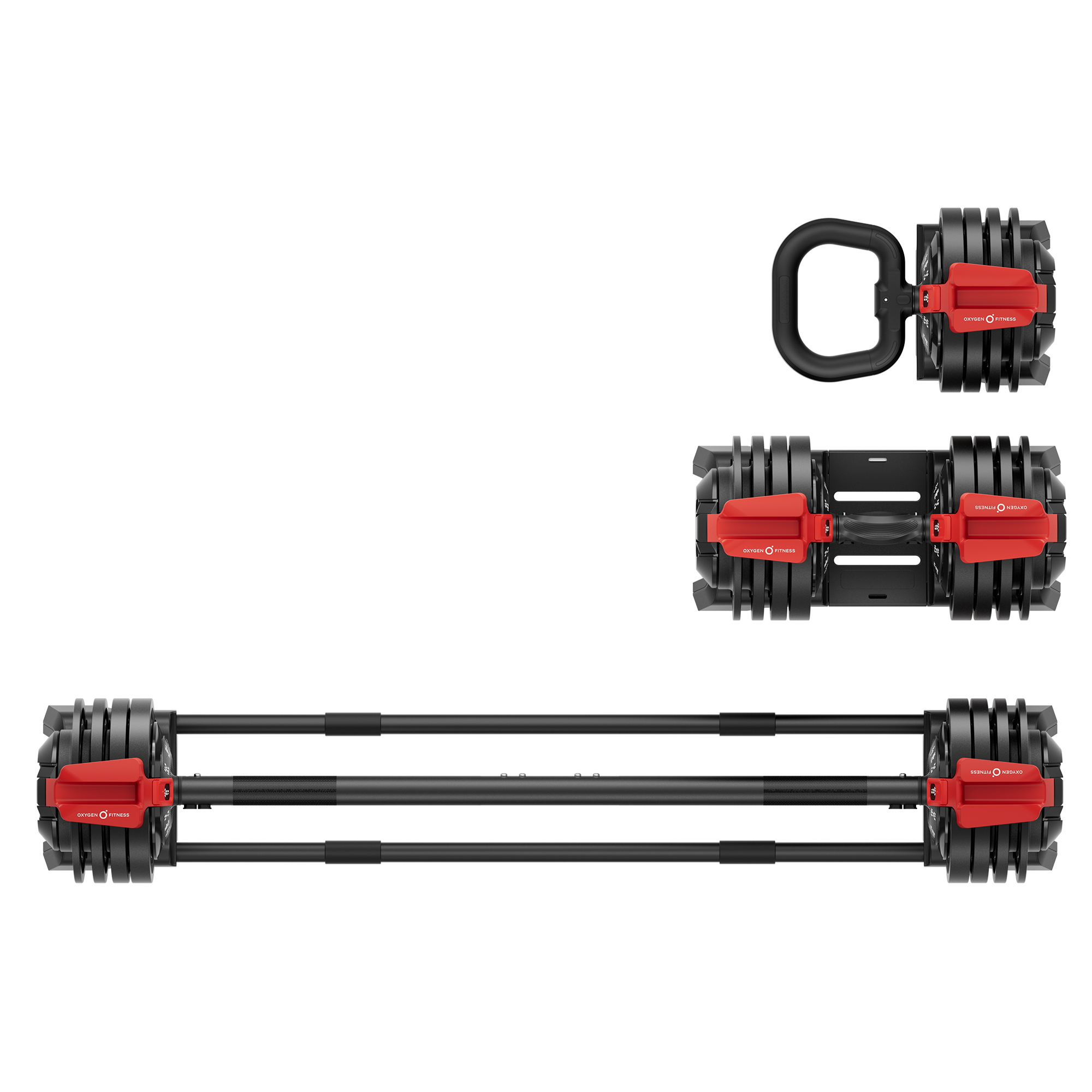 Штанга регулируемая многофункциональная 3 в 1 OXYGEN FITNESS XCROSS 24 кг