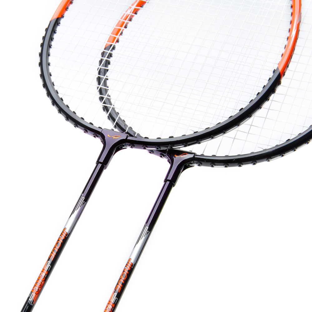 Набор для бадм. DOUBLE FISH JINQUE 1303, для начинающ.,стал. стерж, алюм. обод, со струнами, черный