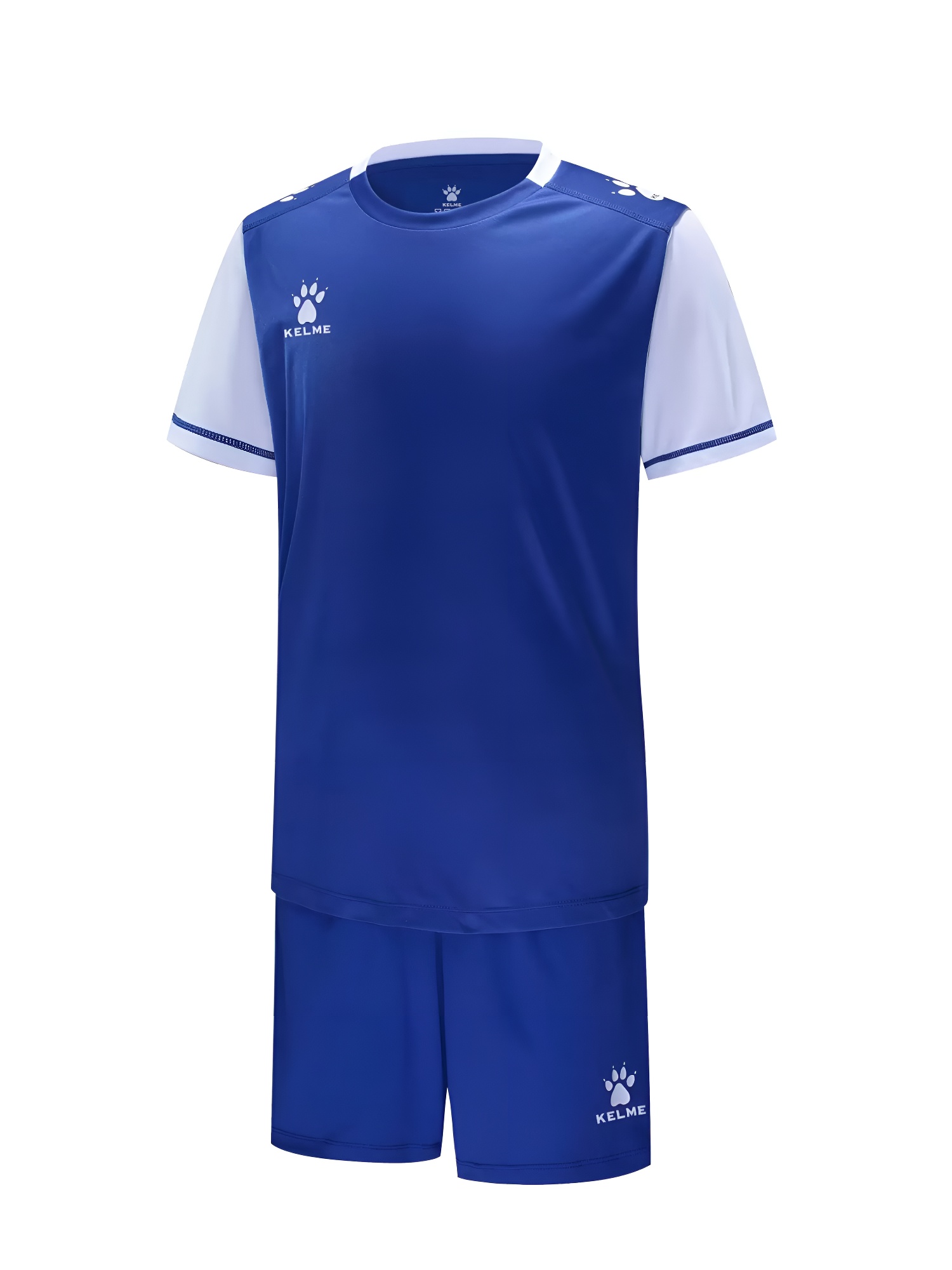 Детская футбольная форма KELME Short Sleeve Football Set Kids Blue