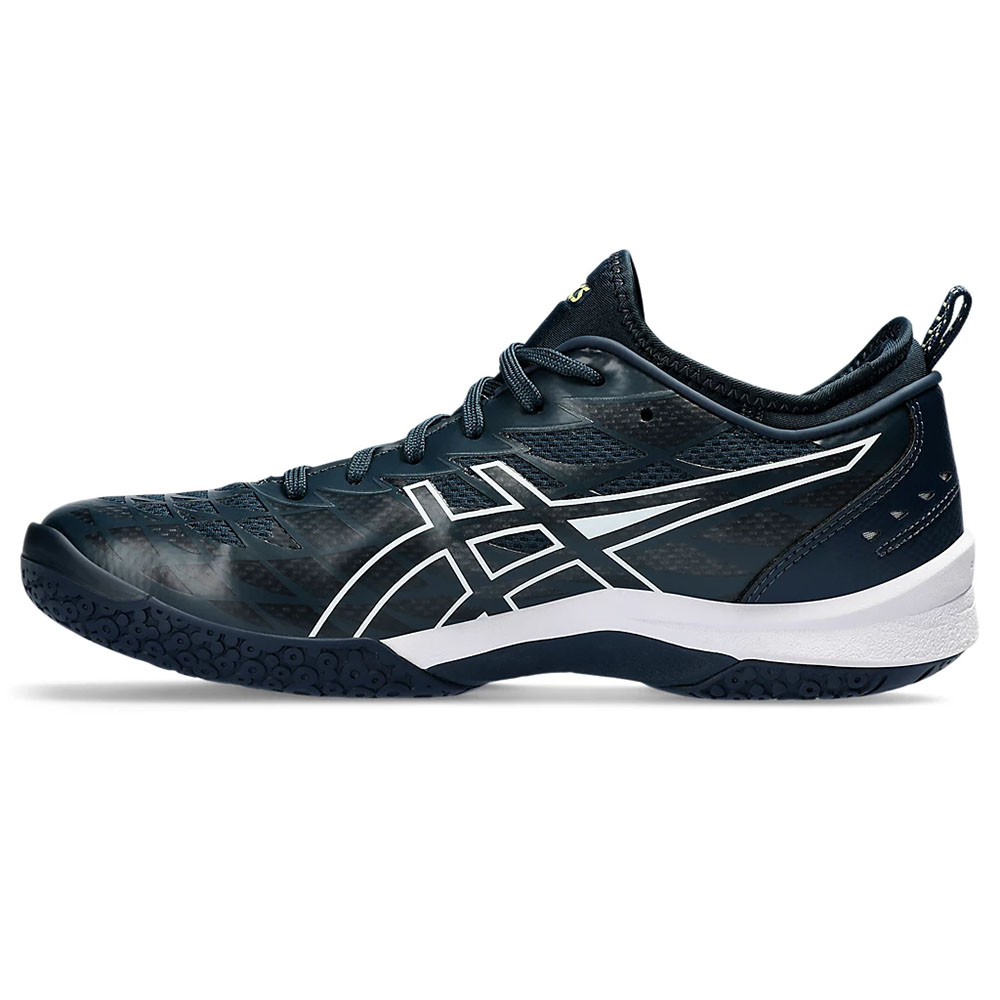Кроссовки волейб. муж. ASICS Blast FF3 1071A076 401,р.9.5(рос.42),текстиль,кожзам, темно-синий